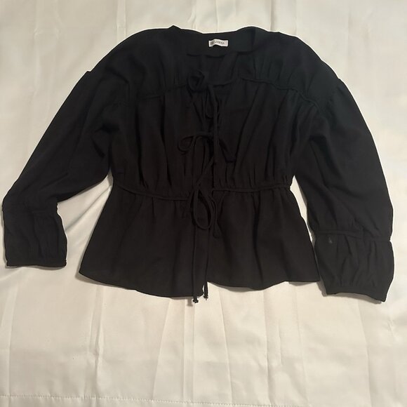 Labera Long Sleeve Tie Shirt - Picture 2 of 5